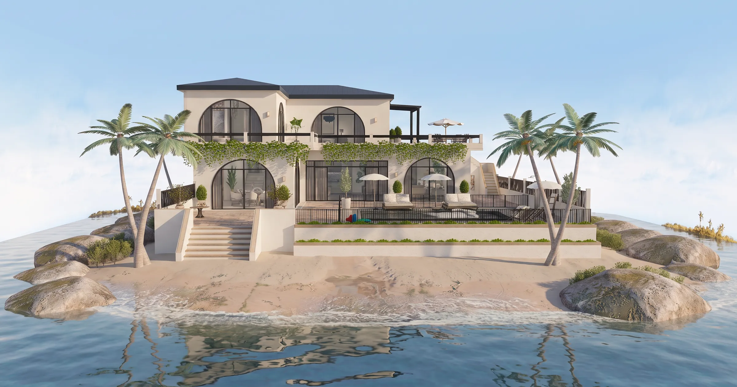 The Cabrera, modern home in Second Life