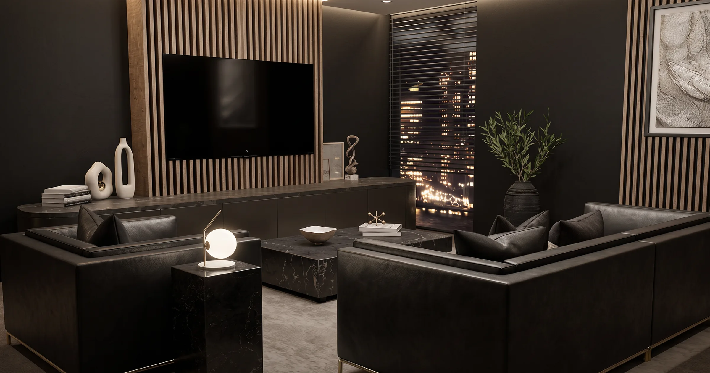 The Onyx, furnished skybox for Second Life