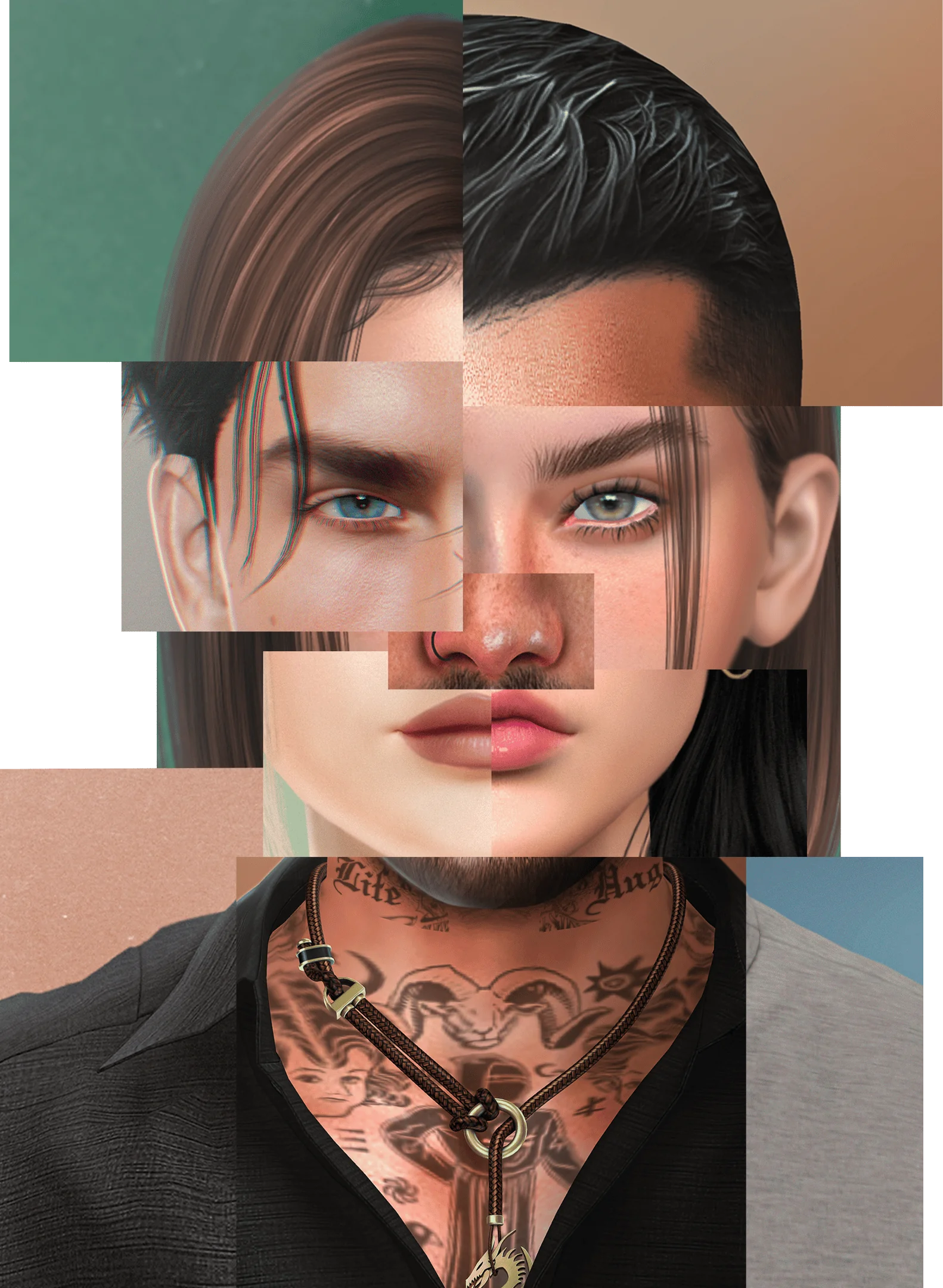 The Mond avatar collage